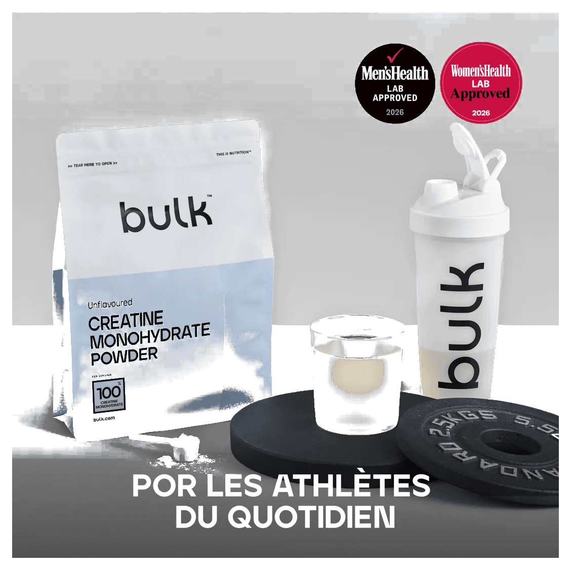 Créatine Monohydrate 1 kg Bulk - format vendu par DoseDialy
