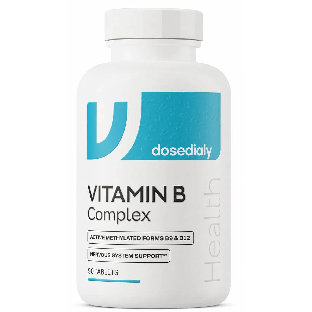 Complexe Vitamine B 90 comprimés DoseDialy - format vendu par DoseDialy