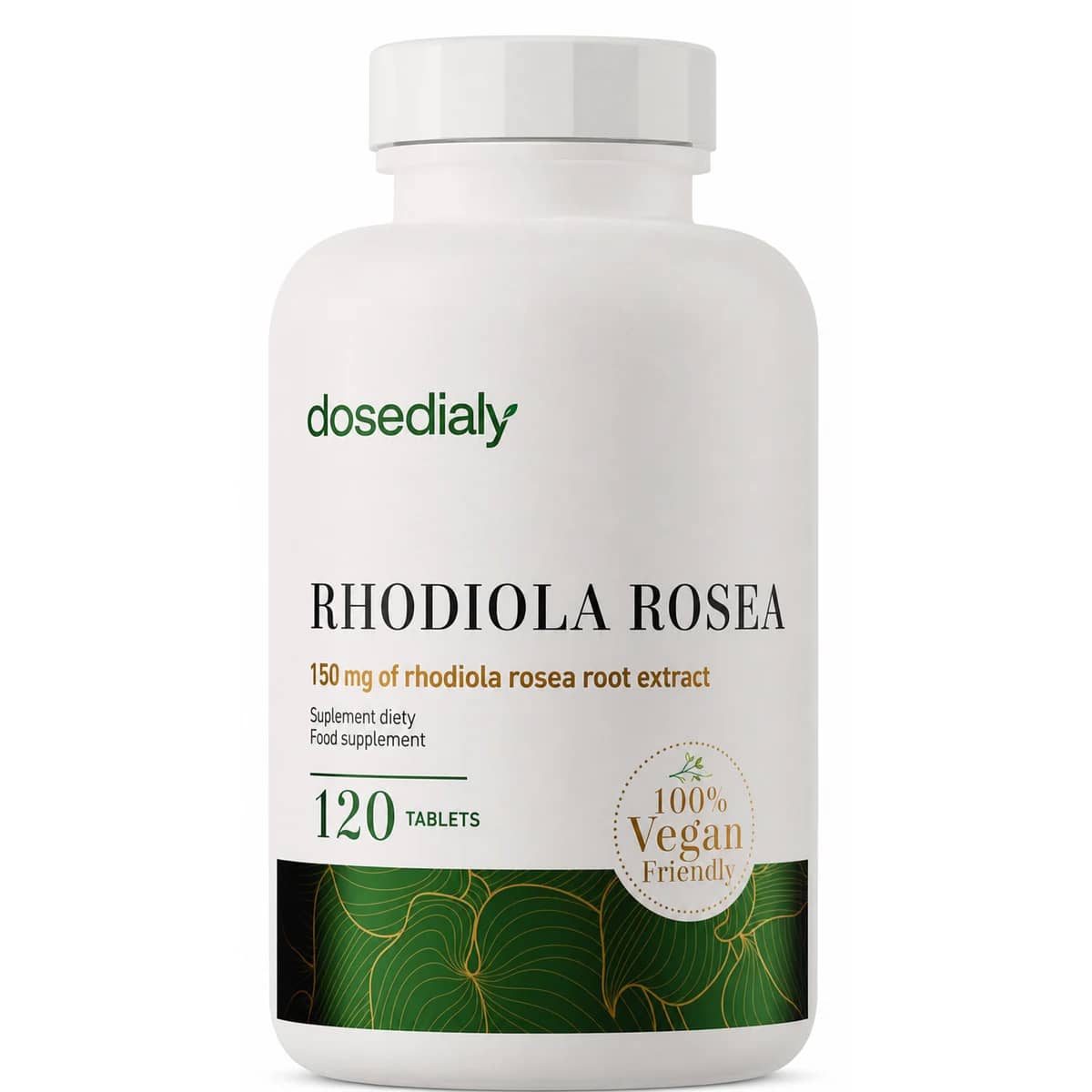 Rhodiola Rosea 120 comprimés DoseDialy - format vendu par DoseDialy