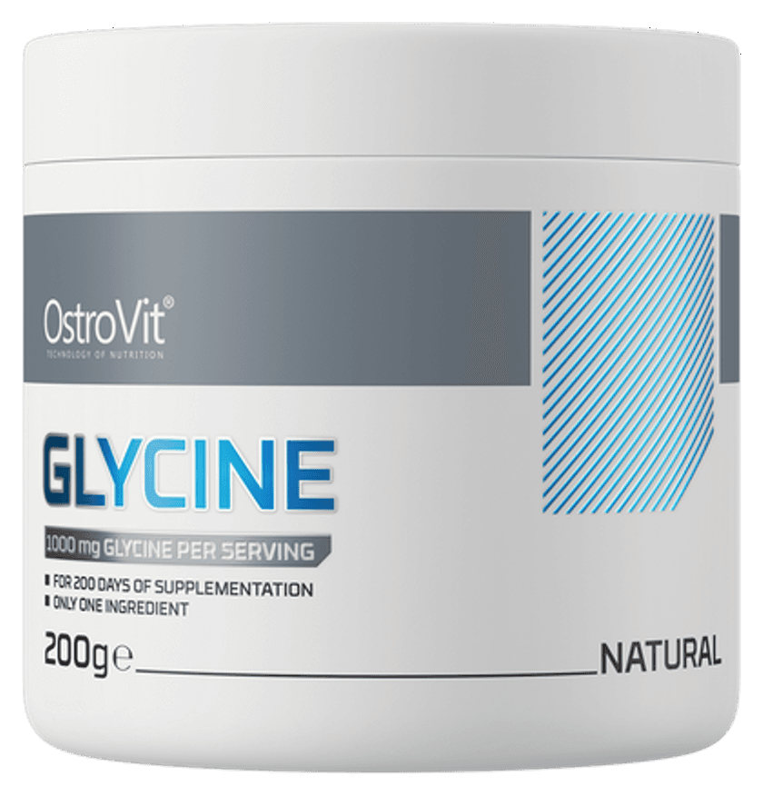 Glycine 200 g Ostrovit - format vendu par DoseDialy