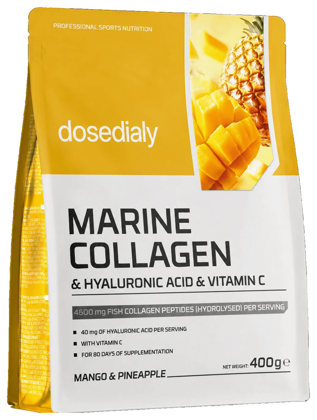 Collagène Marin + Acide Hyaluronique & Vitamine C 400 g