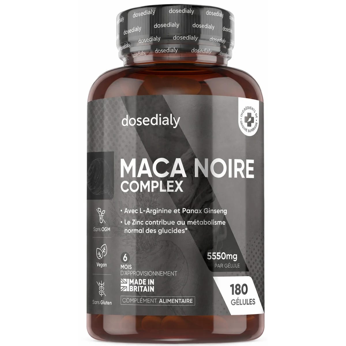 Maca Noire 180 gélules