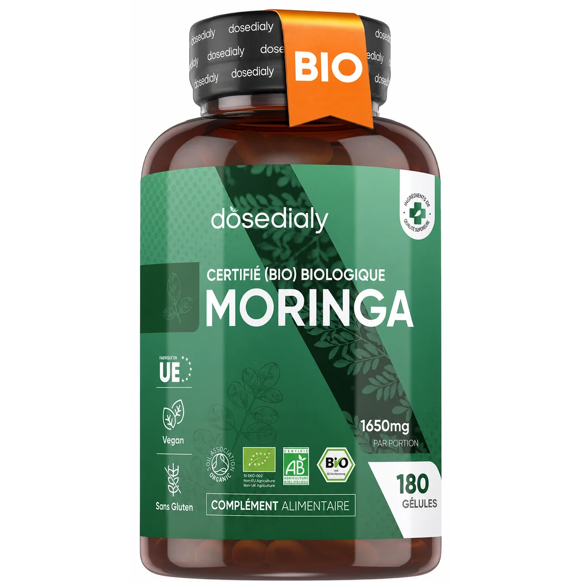 Moringa Bio 180 gélules