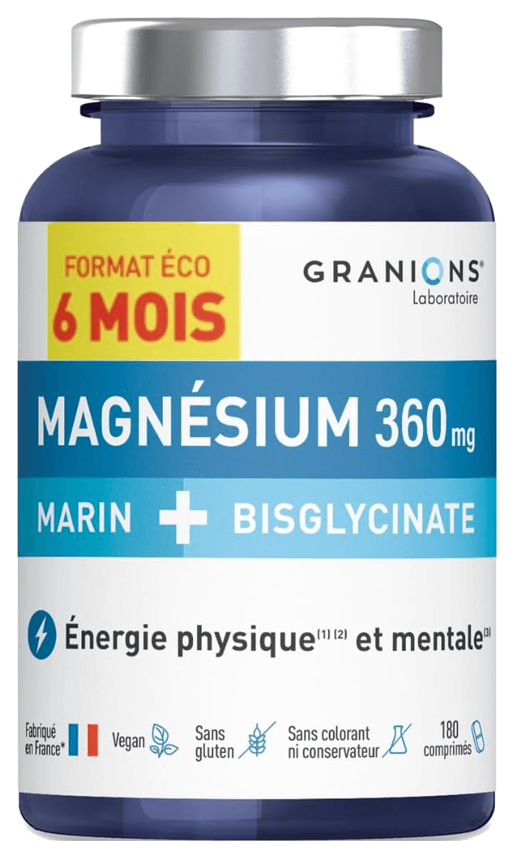 Magnésium Bisglycinate 180 comprimés