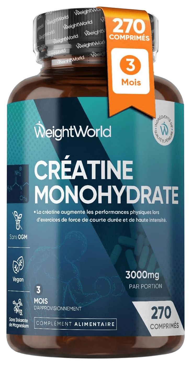 Créatine Monohydrate 270 comprimés