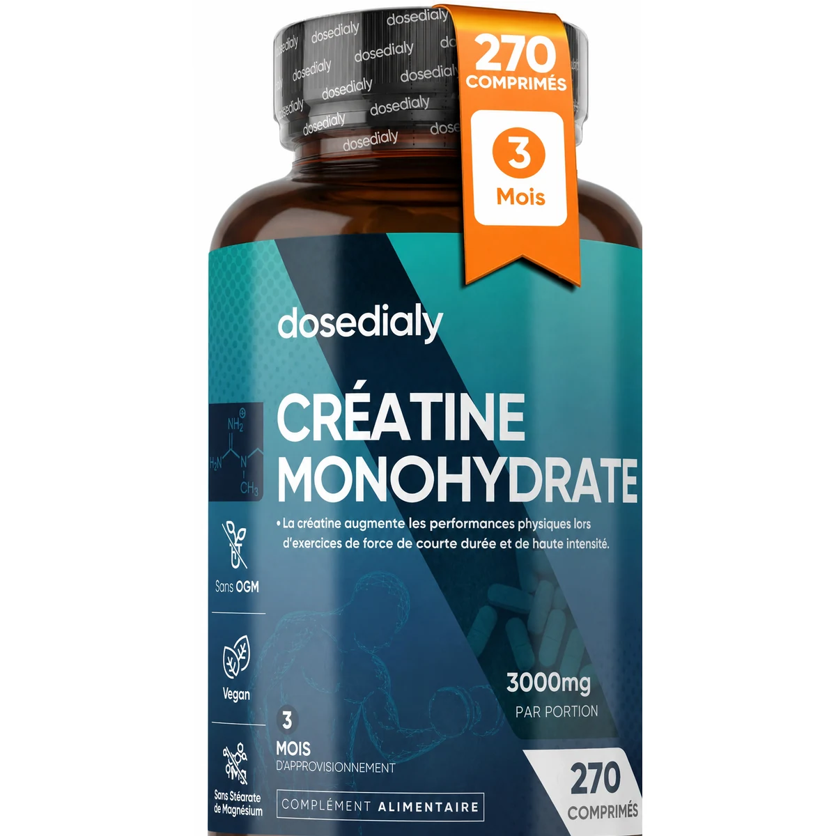 Créatine Monohydrate 270 comprimés