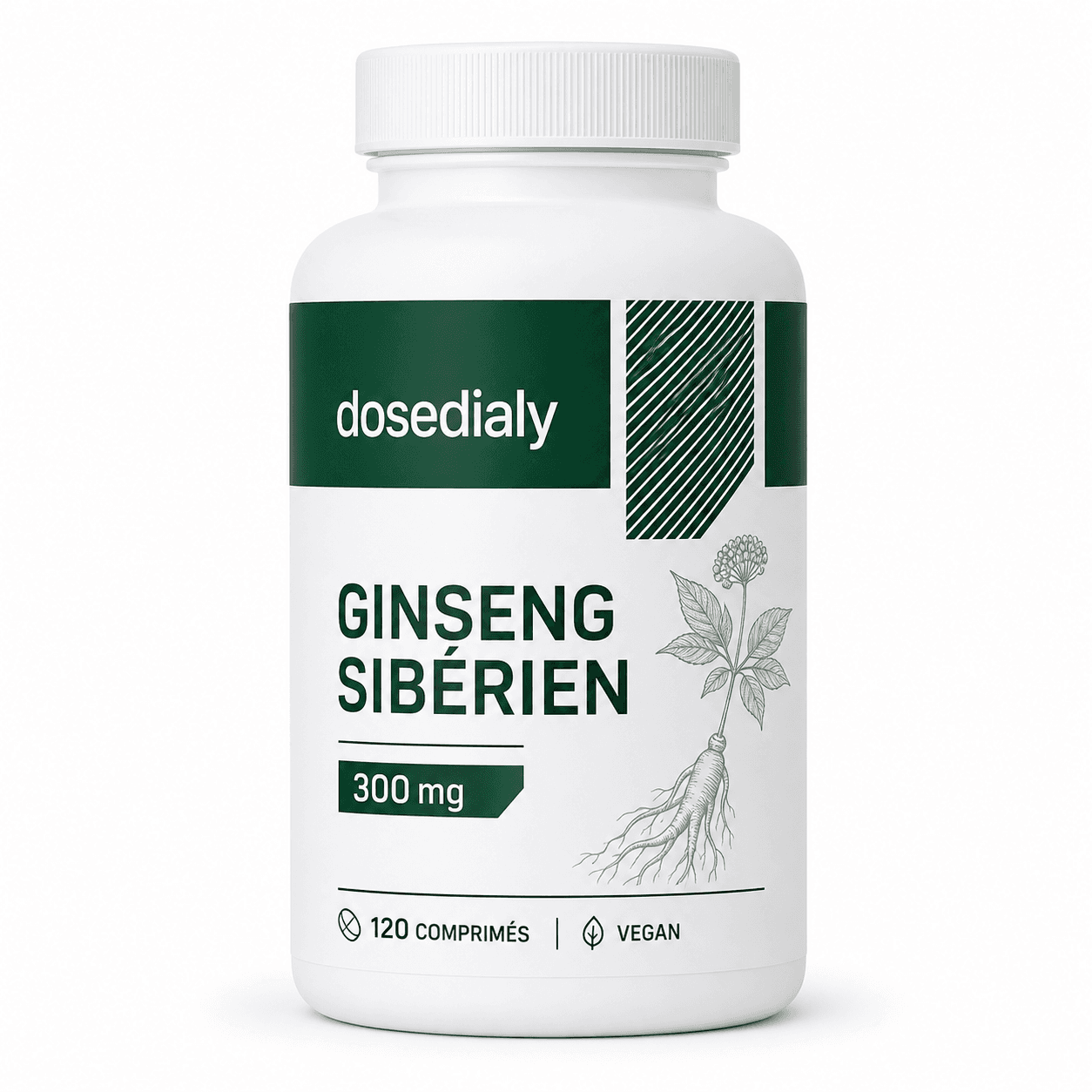 Ginseng Sibérien VEGE 120 comprimés