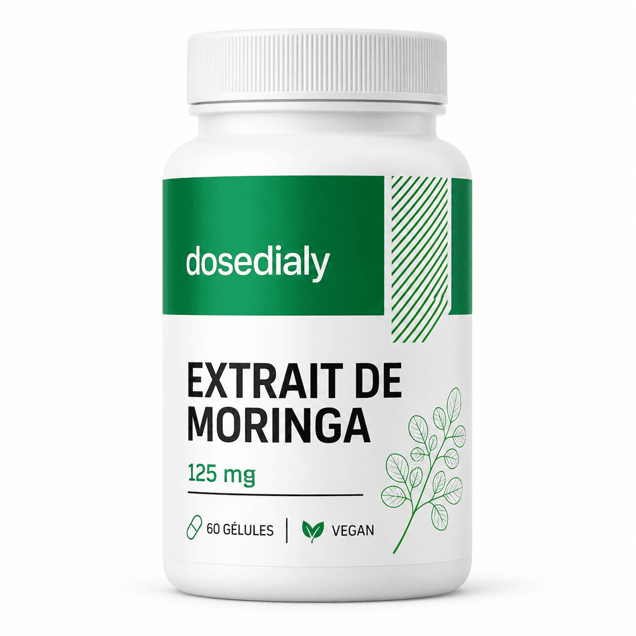 Extrait de Moringa 60 gélules DoseDialy - format vendu par DoseDialy