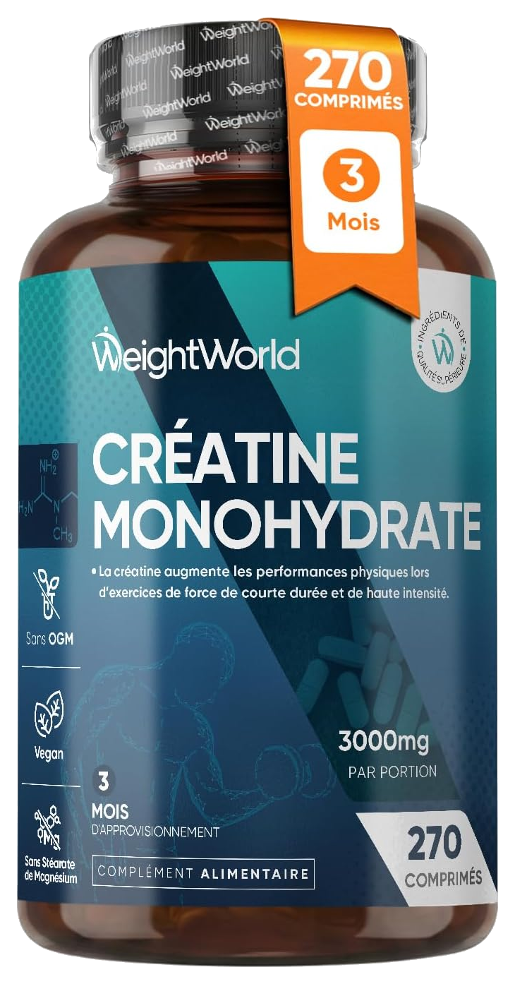 Créatine Monohydrate 270 comprimés
