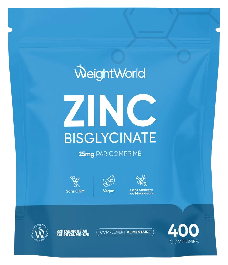 Zinc Bisglycinate 400 comprimés